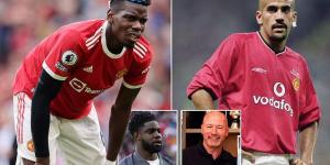 Paul Pogba's Man United struggles are just like 'flash in the pan' Juan Sebastian Veron insist Richards and Shearer ... with the ex-Argentina midfielder's ability 'off the scale' but he lacked 'consistency' to fulfil his talent - much like the Frenchman