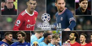 VOIDED: The draw that could have been! Messi and Ronaldo WERE set for a reunion as Manchester United drew PSG - before UEFA cancelled the draw due to their errors 