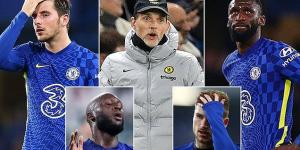 Covid cases wiping out their attacking threat, a defence leaking goals and Saul Niguez slated by fans... How the problems are mounting for boss Tuchel after Chelsea's slump from first to third 
