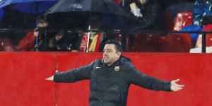 Barça coach Xavi laments "two dropped points" against Sevilla