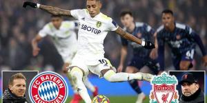 Bayern Munich 'are stepping up their interest in Liverpool target Raphinha' with the Bundesliga giants 'ready to test Leeds' in the January transfer window for the £60m-rated winger