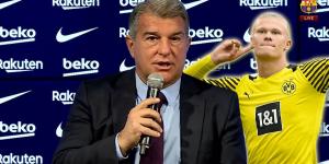 Laporta on Haaland: All the great players think about joining Barcelona