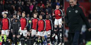 Manchester United stars look defeated before a ball has been kicked... players are showing signs of 'dejection, demotivation or a lack of focus' says top body language expert