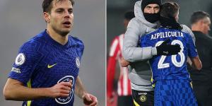 Cesar Azpilicueta remains coy over his Chelsea future with just six months to run on his contract at Stamford Bridge... but the club captain stresses he is still 'really committed' to delivering trophies for Thomas Tuchel's side 
