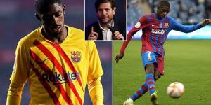 Barcelona sporting director Mateu Alemany wants Ousmane Dembele to decide his future 'quickly' as £96m man weighs up new deal - with LaLiga side facing losing him for NOTHING when his contract expires this summer