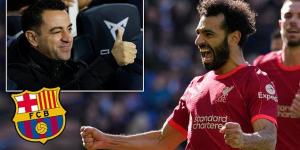 Mohamed Salah 'is a plan B option' for Barcelona if they fail to land Erling Haaland this summer with Nou Camp club 'confident they could sign Liverpool star for £60m' as talks over new Anfield contract stall 