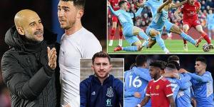 'We're not envious of Liverpool. They'd like to play the football that we do': Aymeric Laporte takes aim at title rivals ahead of season-defining games and says Man United are jealous of City's success 