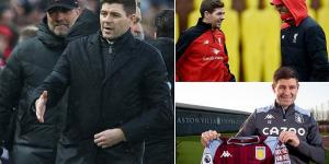 Steven Gerrard lifts the lid on Jurgen Klopp's pep talk before he opened the door for the Liverpool legend to start his career in management... but the Aston Villa boss insists he does NOT have a plan to replace him at Anfield