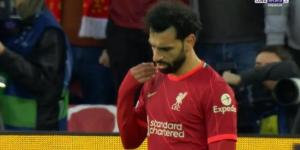 فرصة محمد صلاح الخطيرة علي مرمي فياريال في دوري ابطال اوروبا