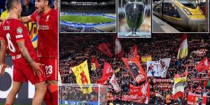 The mad scramble to Paris begins! Eurostar SELL OUT of tickets to French capital the day before the Champions League final as Liverpool fans splash the cash... with only £490 business class seats left on a train that arrives an HOUR before kick off