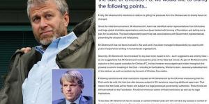 'Mr Abramovich has NOT asked for any loan to be repaid to him - such suggestions are entirely false': Chelsea owner insists he isn't reneging on pledge to write off £1.6bn debt in club statement