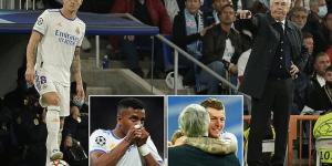 Toni Kroos reveals he HELPED Carlo Ancelotti on the touchline over which Real Madrid substitutes to bring on against Manchester City... as the manager 'had doubts' about who he should bring on to inspire their comeback victory