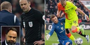 EXCLUSIVE: Furious Nottingham Forest DEMAND reforms to the Championship - including the introduction of VAR - after their penalty shout was ignored in crucial defeat by Bournemouth... as owner complains over standard of refereeing