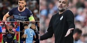 Man City are dealt a MAJOR injury blow as Ruben Dias is ruled out for the rest of the season after picking up a hamstring problem in emphatic win over Newcastle, with Kyle Walker and John Stones also out for final three games