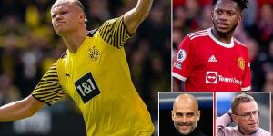 Manchester City staff 'have been cracking jokes about how they paid less for £51m Erling Haaland than rivals United did for £52m Fred' - and young superstar 'dismissed out of hand months ago' interest in him from Old Trafford 