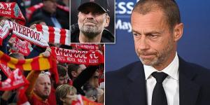 UEFA President Aleksander Ceferin calls Liverpool boss Jurgen Klopp to defend ticket allocations and 'rip-off' prices for the Champions League final, with supporters asked to pay up to £578 each