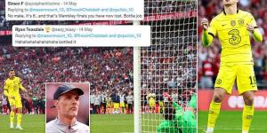 Thomas Tuchel demands an investigation into social media abuse of Mason Mount after the Chelsea star was labelled a 'bottle job' by online trolls for his missed penalty in FA Cup final defeat by Liverpool