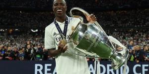 Vinicius Junior to reap the rewards of his Champions League winner... with Real Madrid set to hand him a lucrative contract extension worth almost £50MILLION