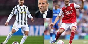 Juventus 'are preparing to offer midfielder Arthur Melo to Arsenal in exchange for Gabriel Martinelli' with the Italian giants desperate to sign the Brazilian forward to improve Max Allegri's struggling attack 