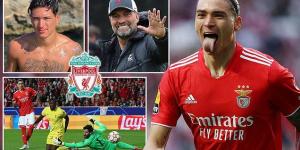 Hailed for his good looks (and goals) by Jurgen Klopp, ignored by Barcelona - despite a Luis Suarez tip-off - and with an ability to play wide... how Darwin Nunez made himself an £85m Liverpool target