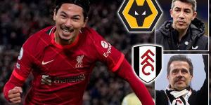Liverpool set £17m asking price for midfielder Takumi Minamino amid interest from Wolves and Fulham... with Japan international set to follow Divock Origi out of the Anfield exit this summer
