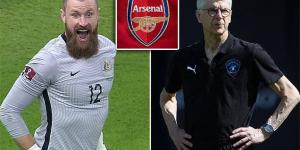 Aussie hero goalkeeper Andrew Redmayne admits he nearly retired to become a teacher - as former Arsenal manager Arsene Wenger says the Gunners 'made a mistake' in not signing their former youth prospect