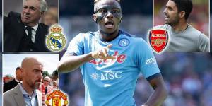 'I know many people would like me': £85m-rated Napoli star Victor Osimhen opens up on transfer links to Real Madrid, Arsenal and Manchester United - and says he will decide on his future later this summer