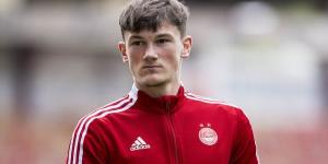 Calvin Ramsay will go 'from strength to strength at Liverpool' insists Aberdeen manager Jim Goodwin... who believes Jurgen Klopp's side 'are very lucky' to be getting the Scottish Young Player of the Year