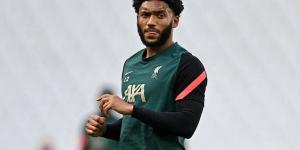 Liverpool are 'trying to persuade Joe Gomez and three other key players to stay at Anfield this summer' with the defensive outcast 'growing frustrated with his lack of game time in recent seasons' 