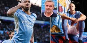 Dietmar Hamann labels Pep Guardiola's call to sell Gabriel Jesus 'a mistake' and warns Man City Erling Haaland's injury record could see them regret the Brazil star's Arsenal move 