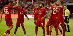 كلوب يمازح محمد صلاح بعد الفوز أمام لايبزيج بسبب ركلة جزاء نونيز