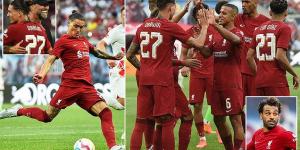 Darwin Nunez shows he's gelling nicely with his new team-mates after netting FOUR, while Mo Salah looks focused after signing a new deal... FIVE THINGS WE LEARNED as Reds thrash RB Leipzig 5-0