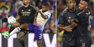 'Defenders kick you so I kick them back': Arsenal's new £45m signing Gabriel Jesus will not be bullied by Premier League defences next season... and does not want his new side to be a soft touch