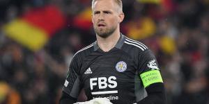 Nice 'eye transfer bid for Leicester legend Kasper Schmeichel' with the goalkeeper having just one year left on his deal at the King Power Stadium
