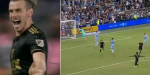 Gareth Bale scores first LAFC goal off the bench to open his Major League Soccer account in second match since switching to California... as the Welsh star admits he feels 'very settled' to life on the west coast