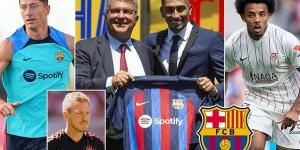 Barcelona pleaded poverty before bringing in Robert Lewandowski, Raphinha and Co on big-money deals, have baffled Bayern Munich and battled with Chelsea over Jules Kounde... so, how exactly are they able to afford this with no cash?