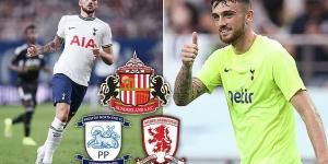 Troy Parrott signs new Tottenham contract and joins Preston North End on loan despite interest from Middlesbrough, Sunderland and QPR