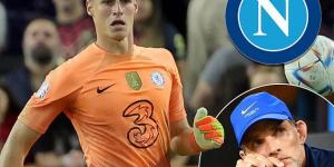 Chelsea are closing in on agreement to send Kepa Arrizabalaga out on loan to Serie A side Napoli... in a deal which the Blues would still have to pay 75 PER CENT of his salary
