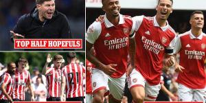 SPORTSMAIL'S PREMIER LEAGUE PREVIEW - PART ONE: Jesus is key to Arsenal's top four bid, Gerrard must keep momentum at Aston Villa while Bournemouth look likely to go straight back down