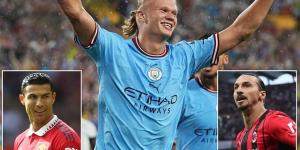 Erling Haaland believes he can get better at 'EVERYTHING' ahead of his Premier League debut with Man City... and insists he doesn't need the spotlight like Cristiano Ronaldo or Zlatan Ibrahimovic