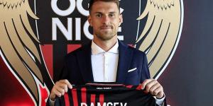 Aaron Ramsey scores a sensational debut goal for Nice just ONE MINUTE after coming on as a substitute in their Ligue 1 opener against Toulouse... as he bids to rebuild his career after Juventus struggles