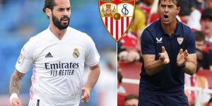 Sevilla agree deal in principle to sign free agent former Real Madrid midfielder Isco on a two-year contract - with his medical set for Monday with the LaLiga side