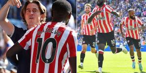 Thomas Frank hails Brentford's 'CRAZY' mentality in comeback draw at Leicester... with the Bees boss left 'emotional' at Josh Dasilva's equaliser after midfielder battled back from a career-threatening hip issue this year 