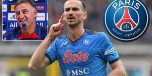 PSG 'agree personal terms' with Fabian Ruiz after the Spaniard refuses to sign a contract extension at Napoli... but 'must still meet the Italian side's valuation' if they want to sign the midfielder to start end-of-window spree 