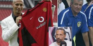 Rio Ferdinand claims he 'SAVED' Leeds from bankruptcy with his £30m move to Manchester United in 2002... and says manager Terry Venables 'lied' about the club's financial situation to try and convince him to stay