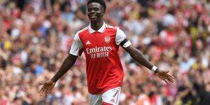 Arsenal star Bukayo Saka is the ONLY Premier League player to make Kopa Trophy shortlist... with England team-mate Jude Bellingham among 10 nominees vying to be crowned world's best U21 player at Ballon d'Or awards 