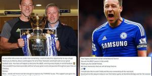 'Your legacy will be remembered forever': John Terry hails 'best owner in the world' Roman Abramovich ahead of Chelsea's first home game of the season under Todd Boehly against Tottenham as he insists the Russian 'allowed us to fulfil our dreams'