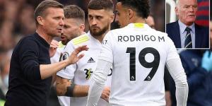 'He has a lot of wisdom': Jesse Marsch has revealed Leeds legend Eddie Gray has been helping motivate his squad ahead of their do or die final day of the season clash with Brentford... as they desperately look to avoid relegation