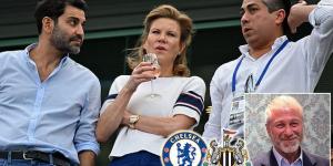 Chelsea and Newcastle's VERY special relationship: Amanda Staveley and Mehrdad Ghodoussi rub shoulders with Blues co-owner Behdad Eghbali in a Stamford Bridge box, after the Saudi PIF emerged as investors in group that bought out Roman Abramovich 