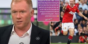 IAN LADYMAN: The terrible waste of true great Paul Scholes… it's out on the grass where English football needs the Manchester United legend, not dispensing pithy advice on Instagram 